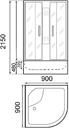 Parly Душевая кабина AE901 – фотография-6
